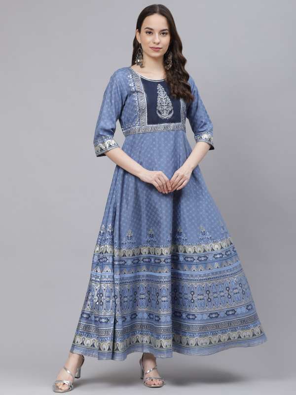 myntra a line dress