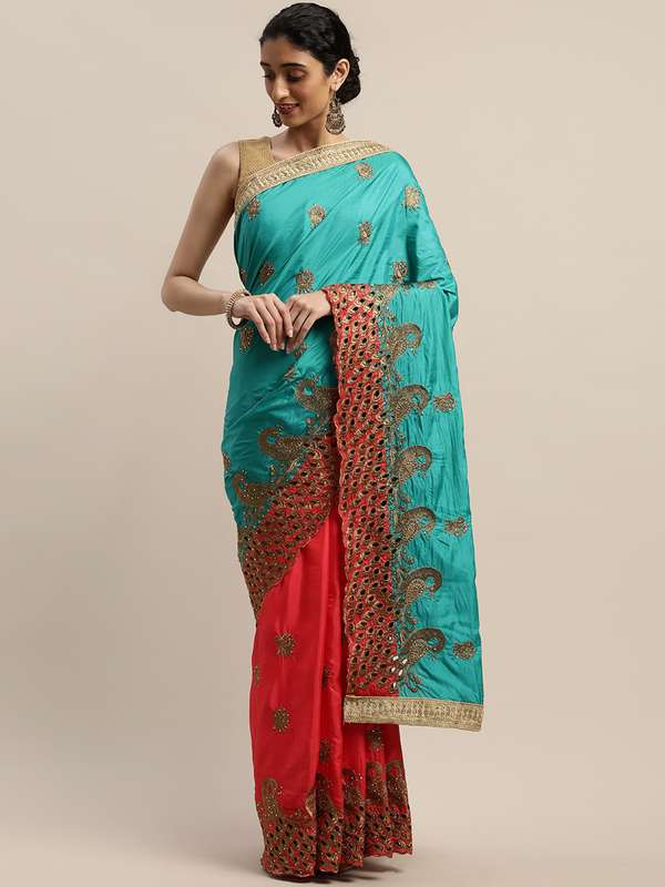 myntra half sarees