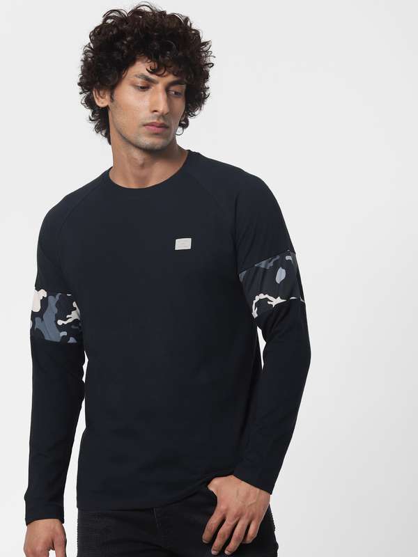 jack and jones solid t shirts