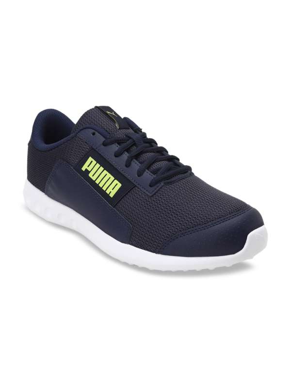 Puma Vigor Idp Peacoat Acid Lime Black Navy Blue Shoes 5419423 Hem