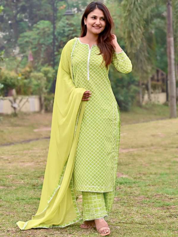 Libas Olive Green Palazzo Kurtas Set 4604362 Hem Buy Libas Olive Green Palazzo Kurtas Set 4604362 Hem online in India