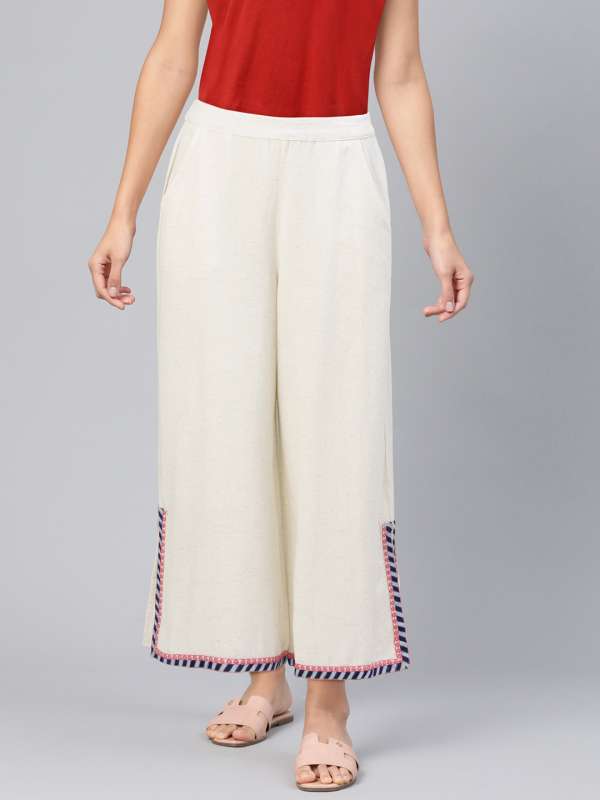 Global desi white palazzo cheap