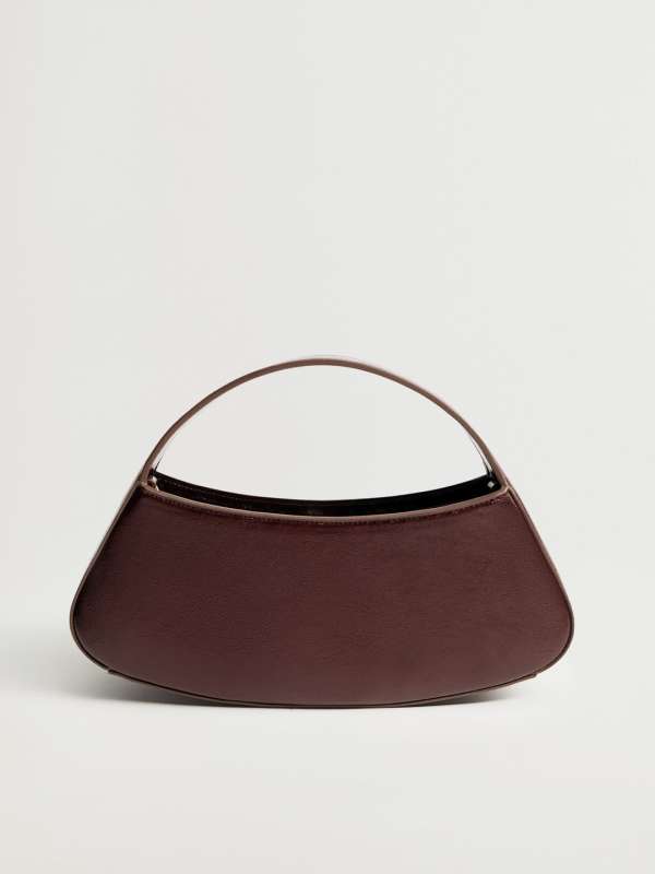 Mango maroon solid sling bag