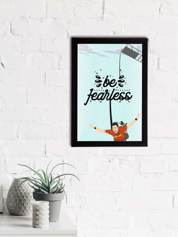 Buy Women Fuchsia FEARLESS Print Joggers Online at Sassafras