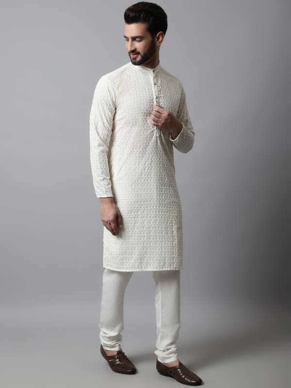 Raymond kurta pajama store white
