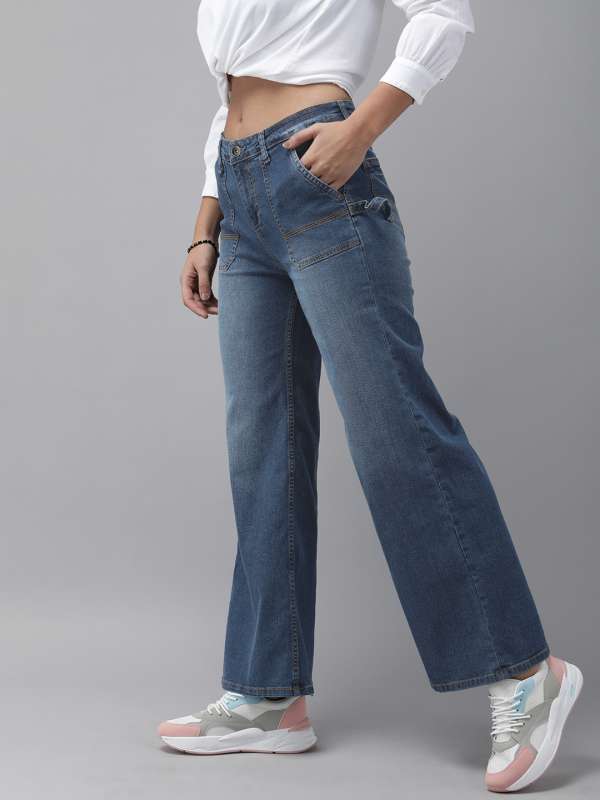 wide leg jeans online