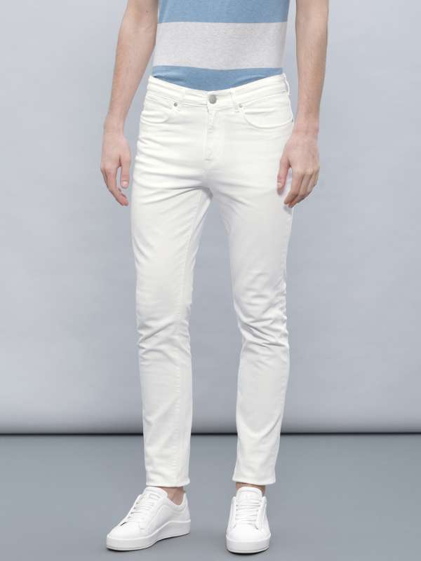 myntra white jeans