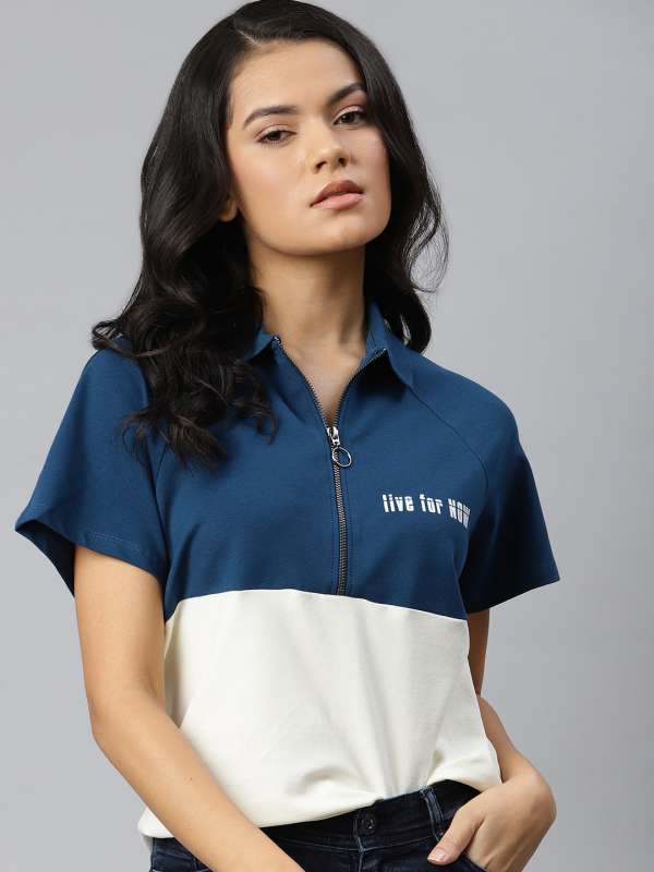 T shirts on myntra clearance