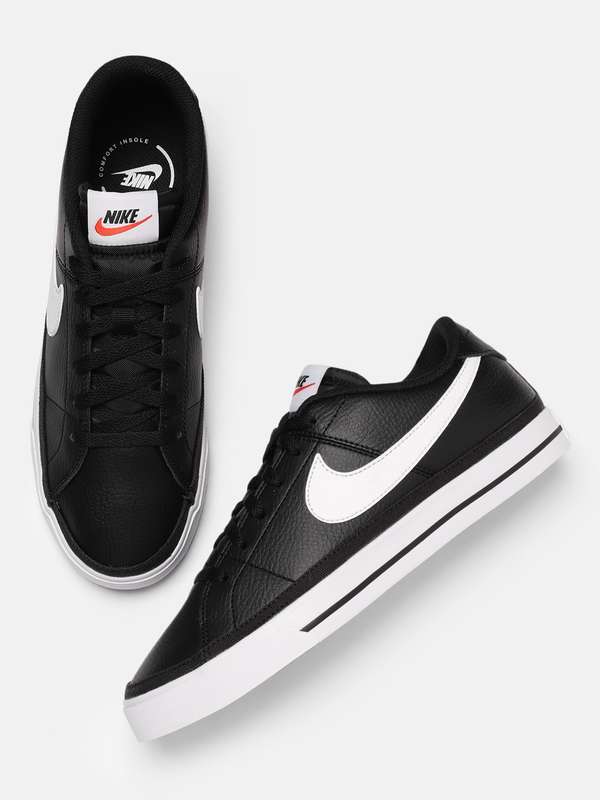 black nike shoes casual