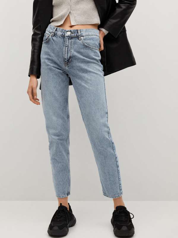 grey mum jeans