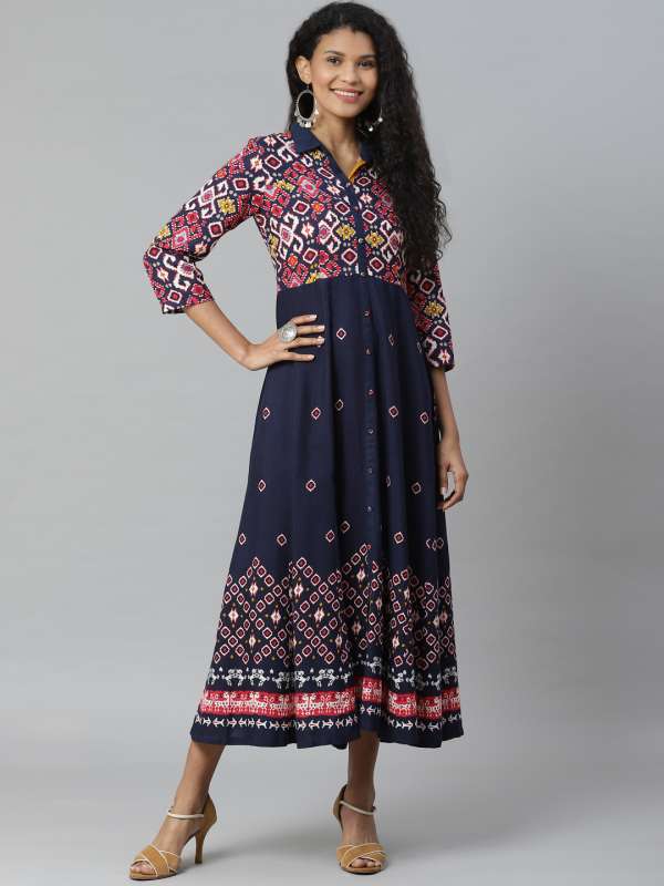 Myntra maxi kurti online