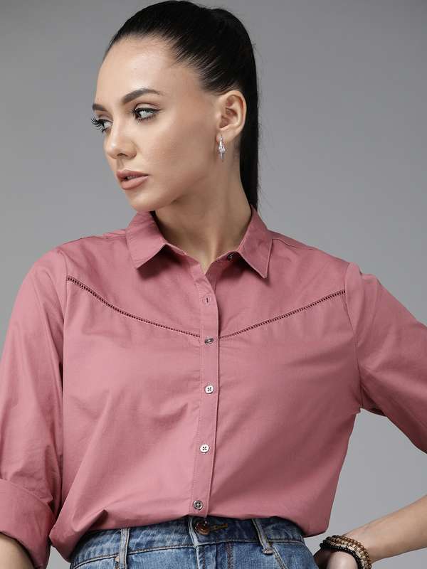 Roadster Pink Shirts - Buy Roadster 