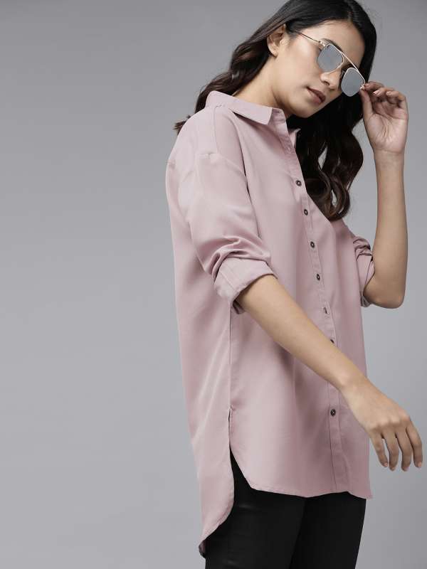 Women Polyester Shirts - Buy Women Polyester Shirts online in India
