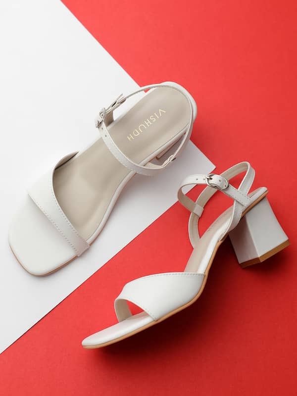 Buy White Heeled Sandals for Women by MFT Couture Online | Ajio.com-thanhphatduhoc.com.vn