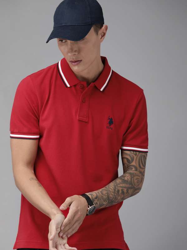 us polo t shirts myntra