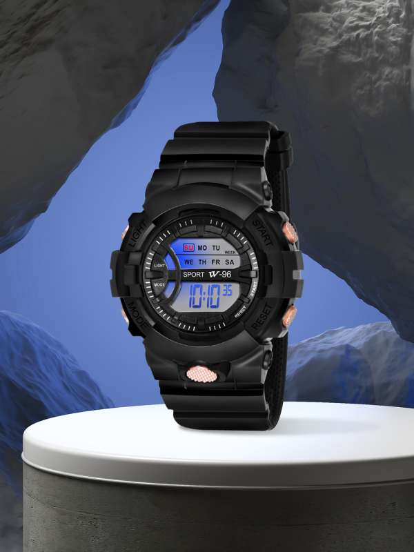 Boys watch sales black colour