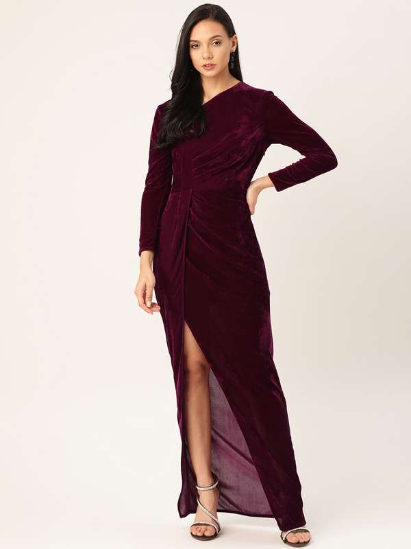 Velvet Maxi Dresses - Buy Velvet Maxi 