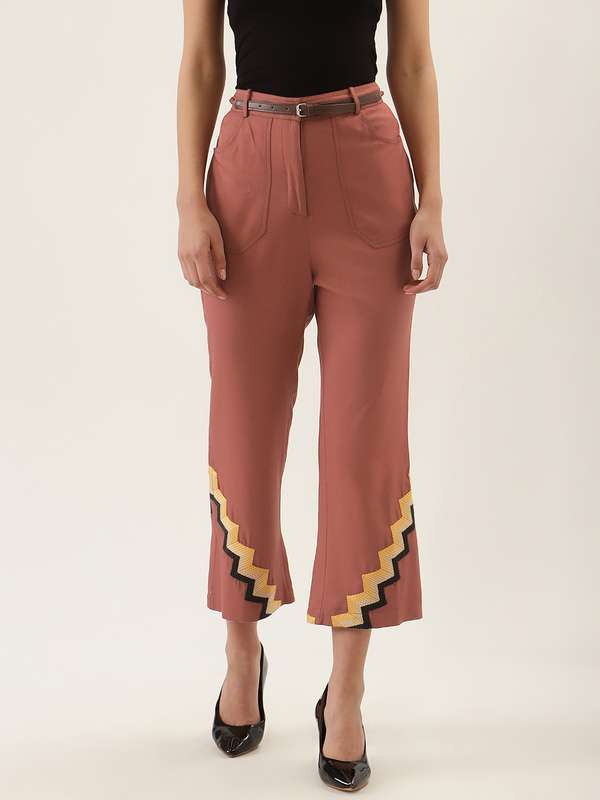 Women Rust Trousers - Buy Women Rust 