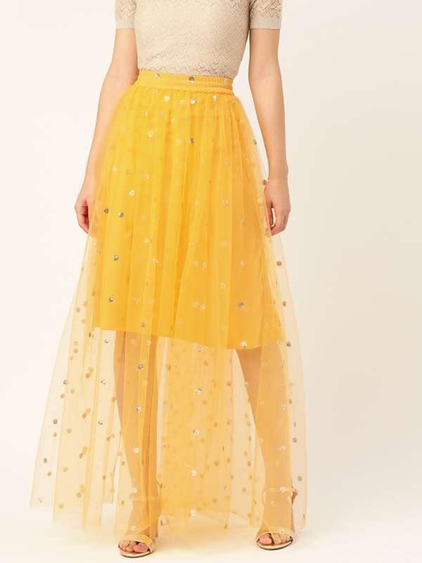 Net skirt online india