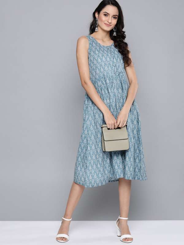 Cotton fish print dress sale