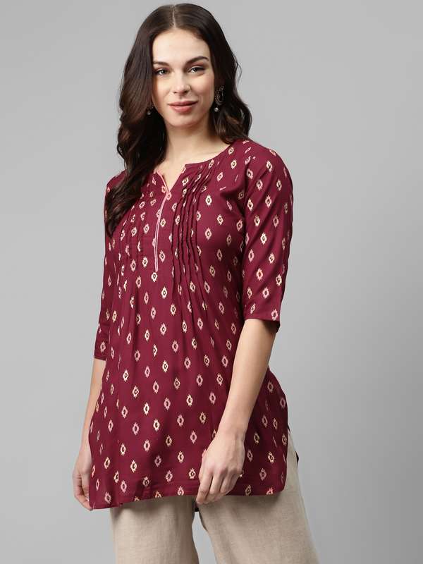 Myntra casual kurtis clearance