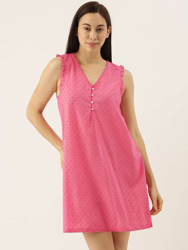 Sleeveless nighty myntra clearance