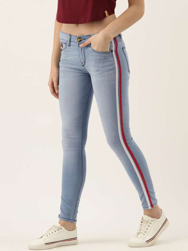 New striped jeans best sale