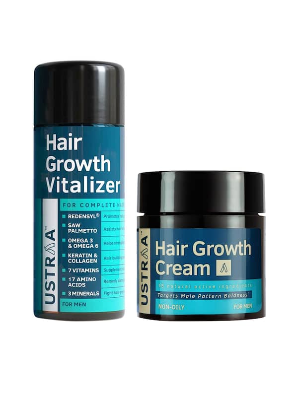Ustraa Hair Growth Vitalizer & Face Scrub De- Tan