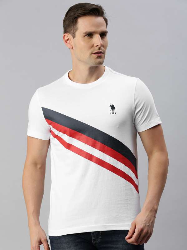 us polo t shirts myntra