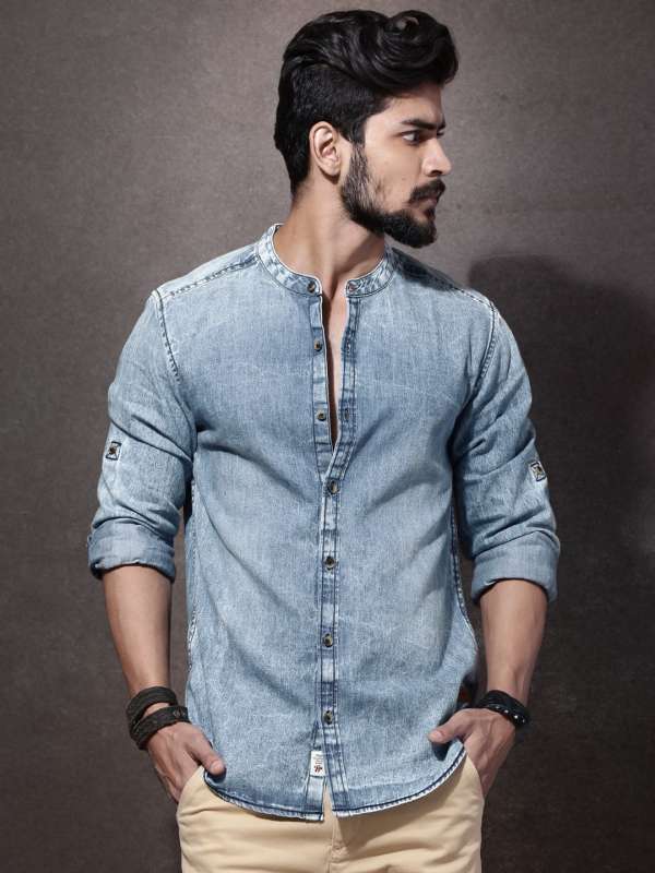 What To Wear With a Denim Shirt  60 Mens Denim Shirt Outfit