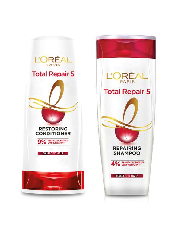Buy LOreal Paris Total Repair 5 Repairing Shampoo 180ml online at best  price in India  Health  Glow