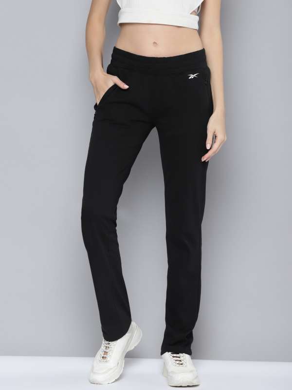 NIKE Swoosh Self Design Women Black Track Pants - Buy NIKE Swoosh Self  Design Women Black Track Pants Online at Best Prices in India
