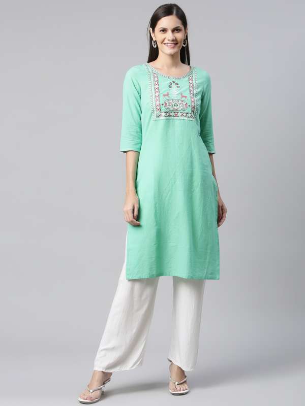Aurelia women's straight fit kurta store