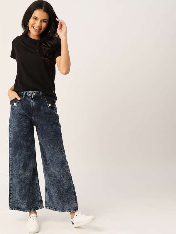 flared jeans myntra