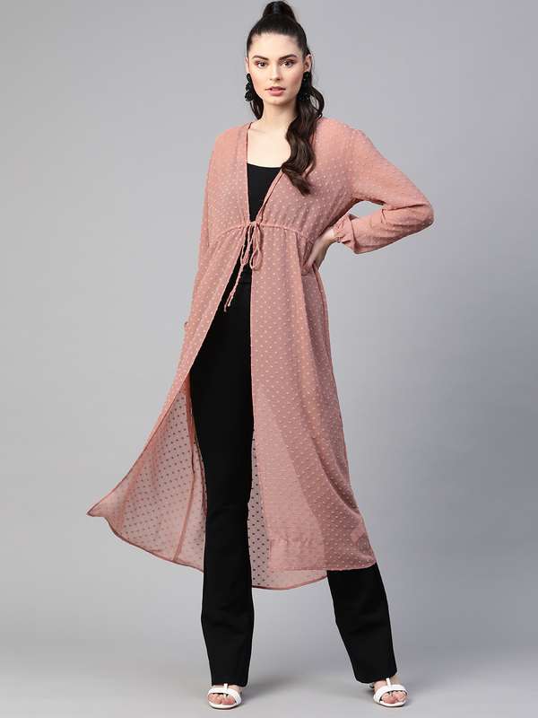 Women Pink Shrug - Buy Women Pink Shrug 