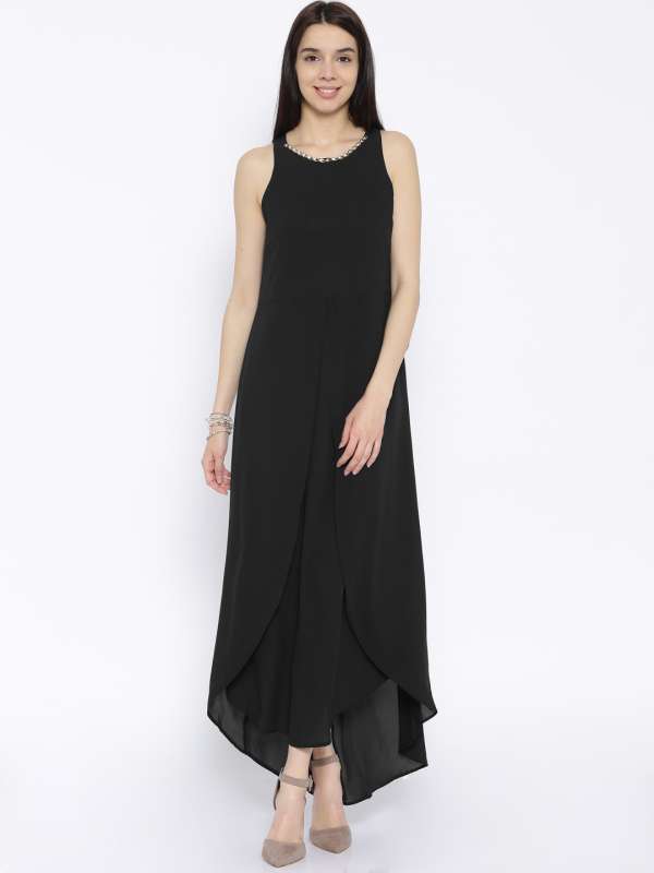 Tokyo talkies women's maxi 2025 black dress