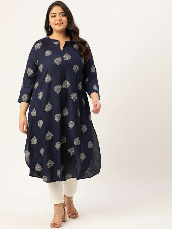Jabong plus size top kurtis