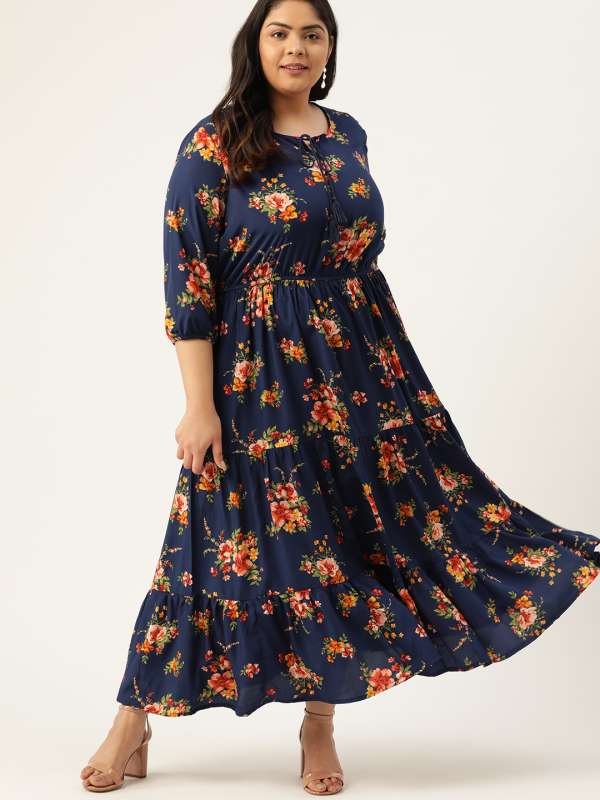 myntra plus size dress