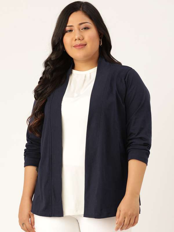 Plus size discount women's shrugs