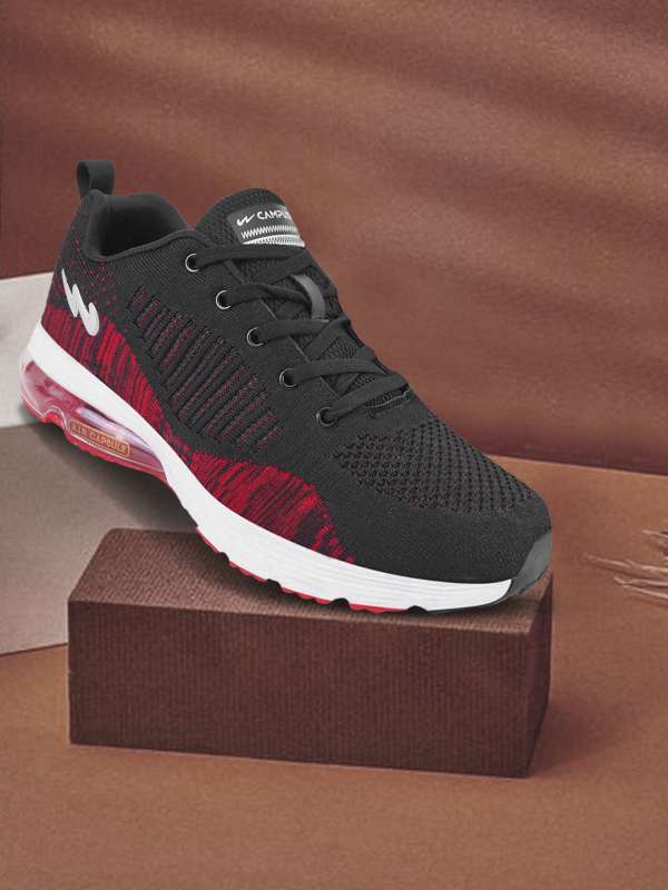 Campus red colour shoes on sale