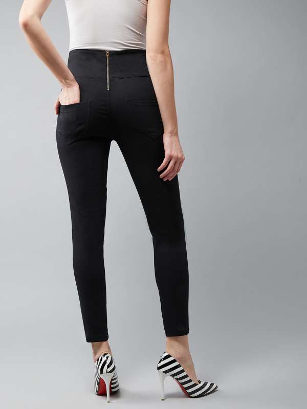 Deal Jeans Black Solid Jeggings at Rs 1995, Goregaon East, Mumbai