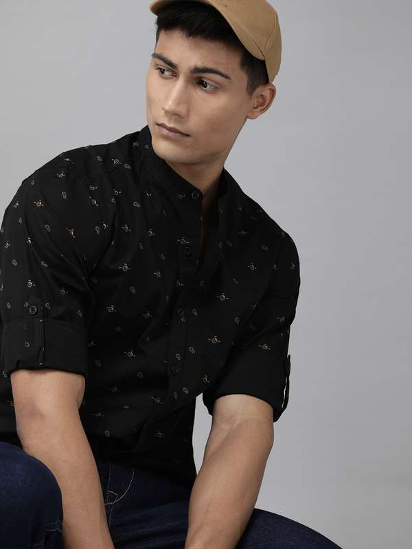 Men Roadster Shirts Cream - Buy Men 