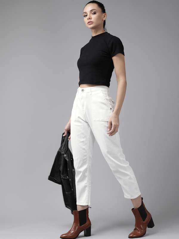 Roadster white jeans clearance