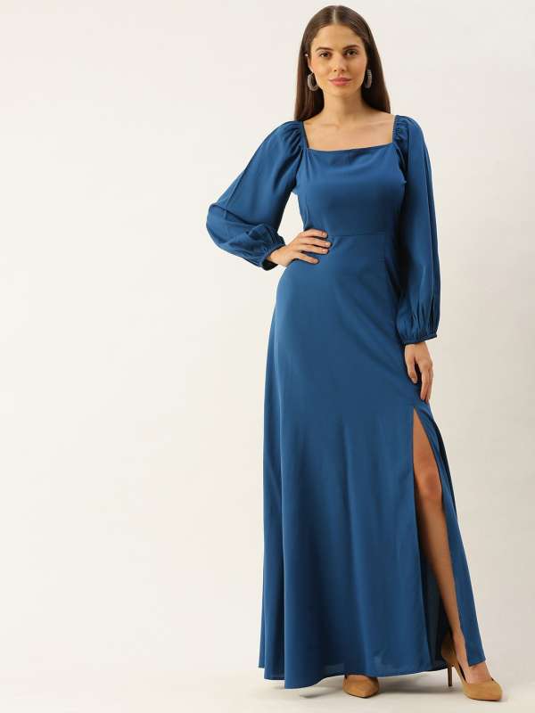 Pale blue 2025 maxi dress