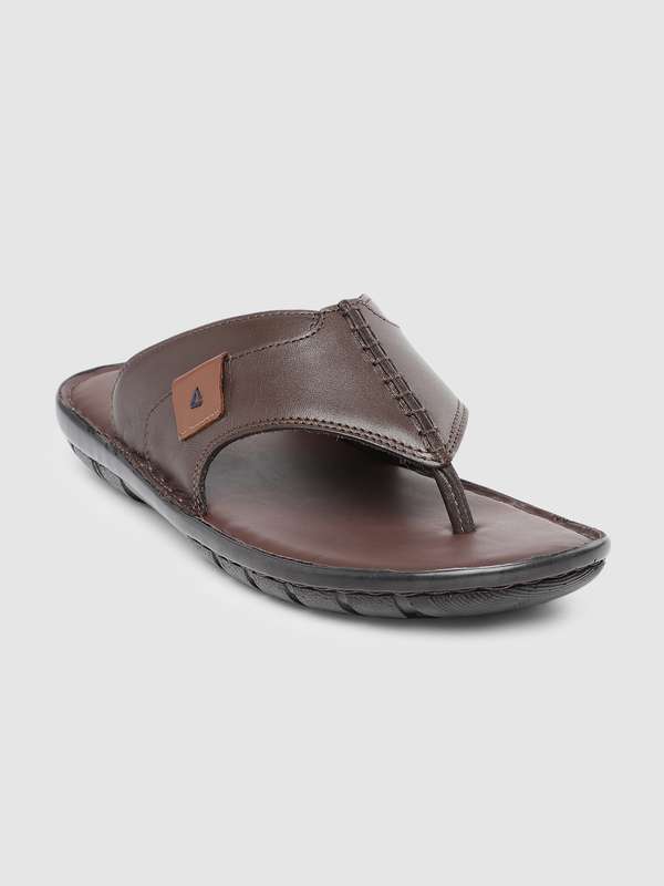 Leather chappals online Clearance