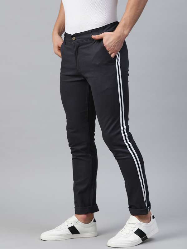 MYFO cigarette trousers with print Woman Black  TWINSET Milano