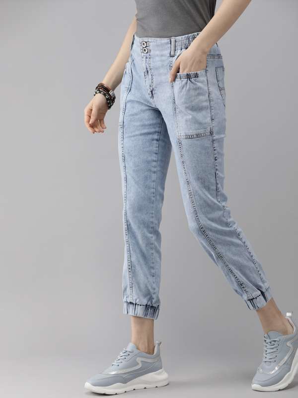 Roadster Blue Jogger Jeans Buy Roadster Blue Jogger Jeans online