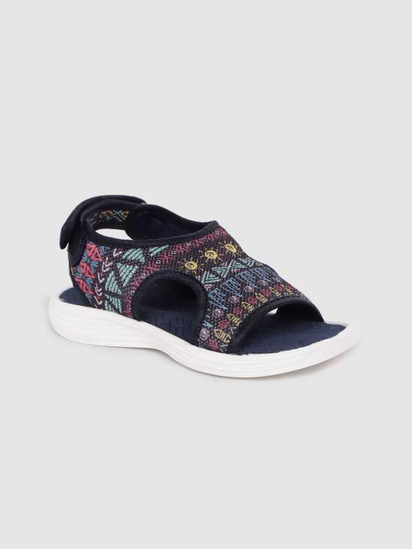 Skechers leopard print sandals outlet