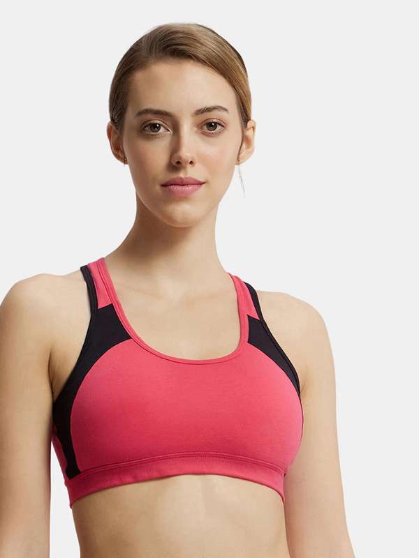 Buy Amour Secret Removable Padded Sports Bra -Blue at Rs.688