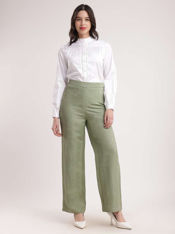 Next White Parallel Leg Linen Blend Trouser 2828919htm Buy Next White Parallel Leg Linen Blend Trouser 2828919htm online in India